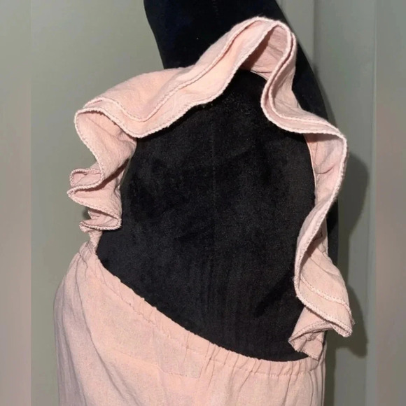 SHEIN Ruffle Hem Fly Sleeve Square Neck Midi Dress - Picture 5 of 8